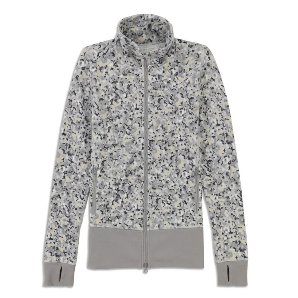 Lululemon Rise & Shine Jacket Not So Petite Fleur Silver Spoon Athleisure | 10